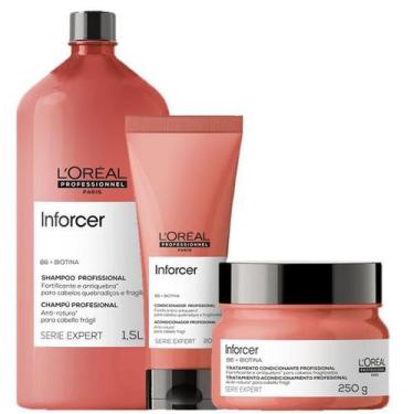 Imagem de Kit L'Oréal Professionnel Inforcer Serie Expert Shampoo 1,5L + Condici