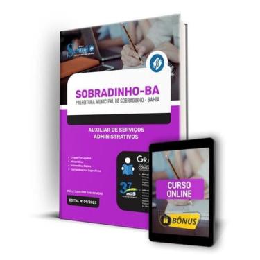 Imagem de Apostila Prefeitura de Sobradinho - BA - Auxiliar de Serviços Administ
