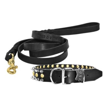 Imagem de Dean & Tyler Coleira The Business End de 71 cm com coleira Love to Walk, preta