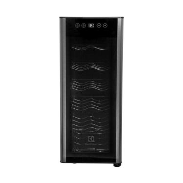 Imagem de Adega de Vinhos 12 Garrafas Bivolt com Acabamento em Aluminio Escovado  ACB12