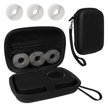 Imagem de Teyomi Estojo Compatível com Phomemo D30 D35, para Nelko P21, para Niimbot D110, para Jadens D110 Label Maker com 3 Rolos de Fita para Etiquetas(Papel para Etiquetas 1/2"x1 1/2"(12 (, Preto)