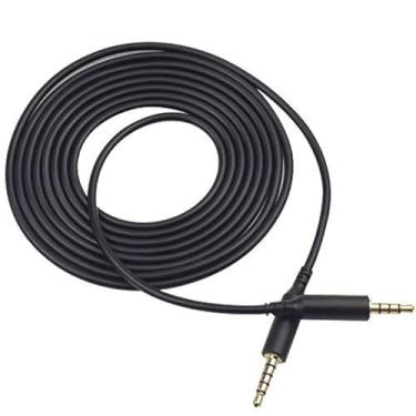 Imagem de Fone de ouvido para jogos Astro A10 A40, cabo de conversação de áudio, sem botão de controle de volume e mudo, compatível com PlayStation 4 PS4, MixAmp, PC Gaming e smartphone (preto)