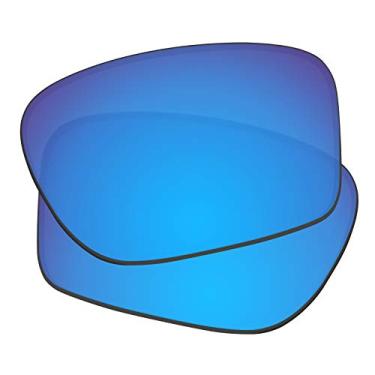 Imagem de Predrox Lentes de reposição Blue Mirror Chainlink para óculos de sol Oakley OO9247 polarizadas