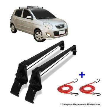 Imagem de Rack De Teto Bagageiro + 2 Elasticos Picanto Ano 06/17 - Vhip