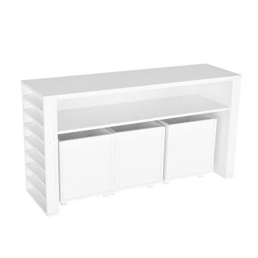 Imagem de Rack Com Baús Porta Carrinhos E Porta Livros Jorge 100% Mdf