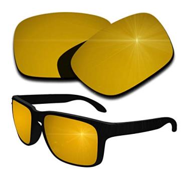 Imagem de Pazzer By Lentes de reposição polarizadas para RB4165 54 mm Justin - Revestimento espelhado dourado bronze