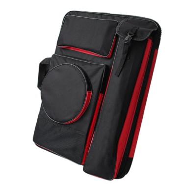 Imagem de Colaxi Portfólio de Arte para Caderno A4, Vermelho preto