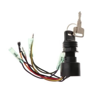 Imagem de JicSuXi Chave de ignição para motores de barco componente do botão de partida de partida de entrada do de condução do barco para motores externos