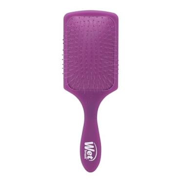 Imagem de Wet Brush Escova de cabelo desembaraçadora de pá, Purple Frost - cerdas desembaraçadoras ultra macias IntelliFlex com design AquaVent - Espalhe tratamentos de cabelo uniformemente - Desliza através de