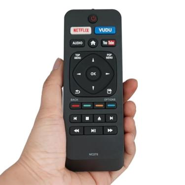 Imagem de Controle remoto de substituição NC275 NC275UH compatível com leitor de DVD Blu-ray Philips BDP2501 BDP2501/F7 BDP2501/F7A
