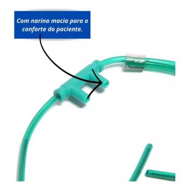 Imagem de Cateter Nasal P/ Oxigênio Tipo Óculos Adulto Estéril (10 unidades) - C