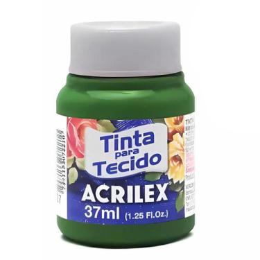 Imagem de Tinta Para Tecido Acrilex Fosca 37ml Escolha a Cor, 546 - VERDE PINHEI