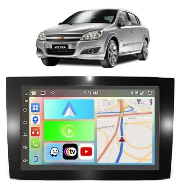 Imagem de Kit Multimídia Android 7 Polegadas Vectra 2005 a 2011 CarPlay Wifi - E