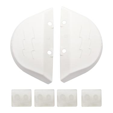 Imagem de LEJUN AXV604WHP Kit de asa de limpeza de piscina com 4 peças AXV414P Pod Shoes de substituição para Hayward Pool Vac Ultra e Navigator-Pool Cleaner.