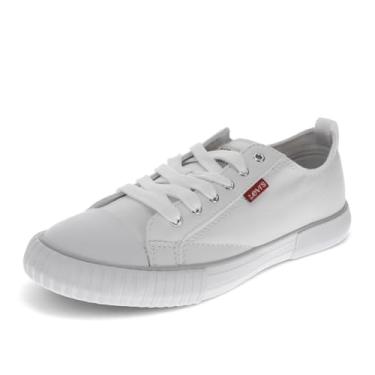 Imagem de Levi's Tênis feminino Anika C CVS casual com cadarço, Branco, 36