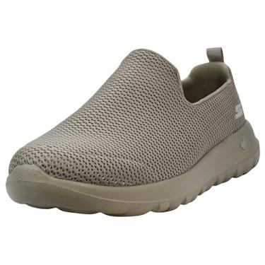 Imagem de Skechers Tênis de caminhada masculino Go Walk Max Athletic Slip-On, cinza-acinzentado, 43, Cinzento-acastan, 11 X-Wide