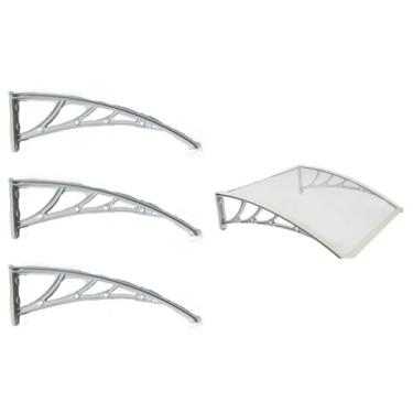 Imagem de Kit Com 3 Suporte Para Toldo Policarbonato Universal Mão Francesa Abs 