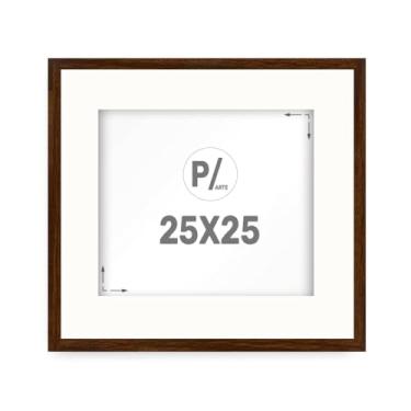 Imagem de Moldura 25x25 com Paspatur Porta Retrato para Fotos Imagem Arte Borda Branca