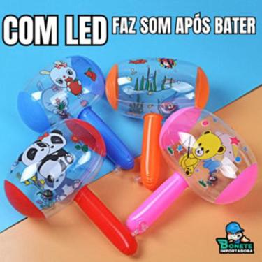 Imagem de Martelo Inflável brinquedo com led - Toy king, Masculino