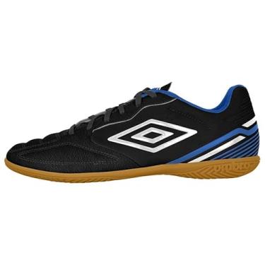 Imagem de Umbro Classico 13 Tênis de futebol masculino, Preto/Branco/Azul royal, 42