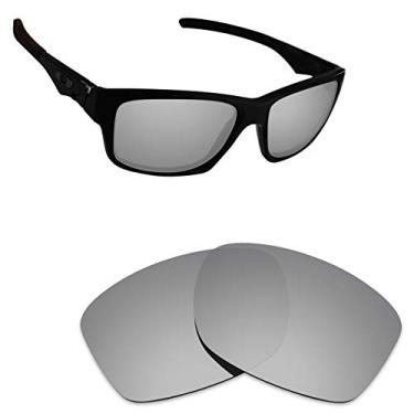 Imagem de Lentes de substituição polarizadas Alphax para Oakley Jupiter Squared OO9135 - Várias opções, Silver Titanium Polarized, One Size