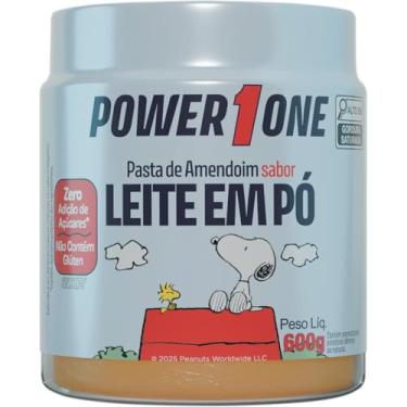 Imagem de Pasta de Amendoim Leite em Pó - (Power1One Ft. Snoopy) 600g