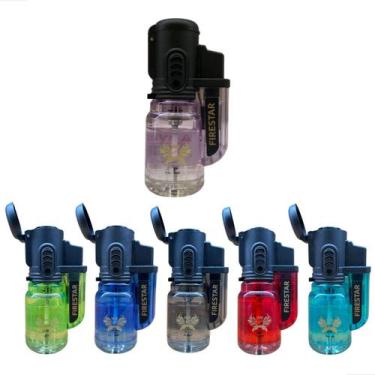 Imagem de Maçarico Mini Portátil Recarregável Chama com Regulagem Cores - Torch,