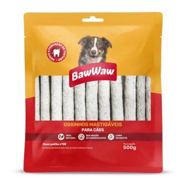 Imagem de Osso Palito Baw Waw para cães nº08 500g
