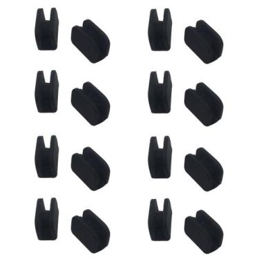 Imagem de Kit 16 Borracha Da Trempe Grade Grelha Original Fogão Cooktop Fischer 