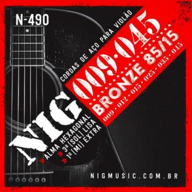 Imagem de Encordoamento para Violão Terceira Corda Lisa N490 - NIG - NIG