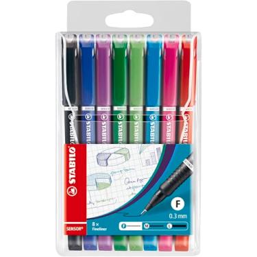Imagem de STABILO Conjunto de carteira com sensor Fineliner, 8 cores