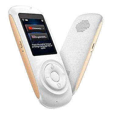 Imagem de Dispositivo tradutor de idiomas, tradutor de voz portátil, compatível com 70 idiomas, WiFi/hotspot/tradutor de voz instantâneo bidirecional, tela sensível ao toque de 2,4 polegadas, para aprender
