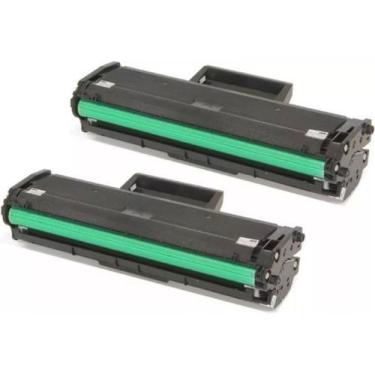 Imagem de 2 Toner Mlt D101 Para Impressora Samsung Ml2165 Ml2160 Scx3405w Scx340