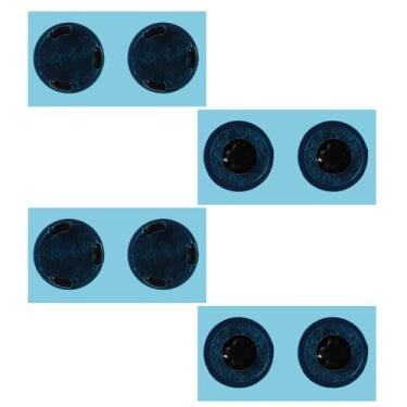 Imagem de 8 peças de substituição de tapete de borracha para laptop Microsoft Surface 3 4 5, diâmetro 0,9 cm pés de borracha antiderrapante capa inferior de borracha para pés (preto)