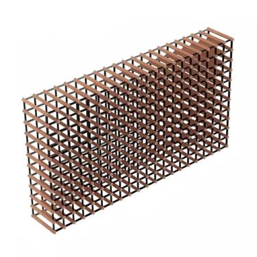 Imagem de Suporte para Vinhos Rack de armazenamento para vinho, armário de vinho para casa, loja comercial, adega, madeira sólida Porta-Garrafas(20 * 11)