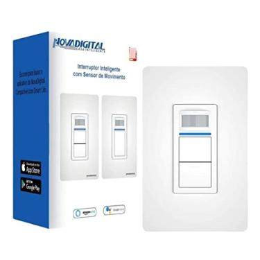 Imagem de Interruptor inteligente Tomada Wi-FI com Sensor de Movimento 2 Botões