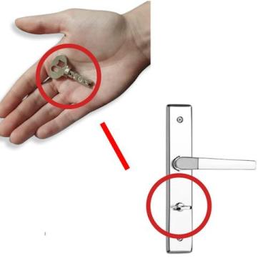 Imagem de CHAVE BANHEIRO universal padrao kit SOPRANO