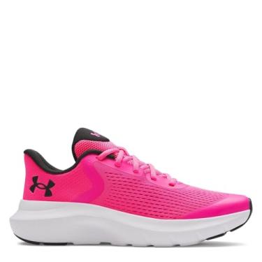 Imagem de Under Armour Tênis feminino Grade School Rogue 5, (695) Aero rosa/preto/preto, 6 Big Kid