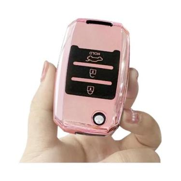 Imagem de Capa De Chave De Carro KIA Shell TPU Fob Para RIO 3 K2 K3 K4 K5 Sporta