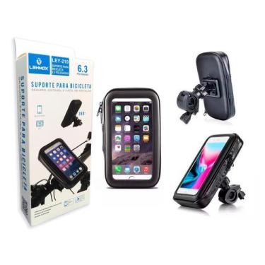 Imagem de Suporte Capa Celular Moto Bike Prova D'água 360 6.3 Polegada - Lehmox