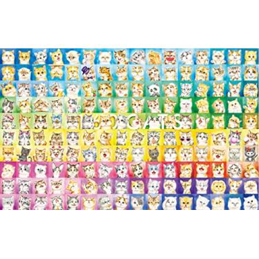 Imagem de Pintoo Quebra-cabeça 4000 peças para adultos - Kayomi - 160 gatos lindo quebra-cabeça de plástico para decoração de casa zero poeira fácil armazenamento [H2090]