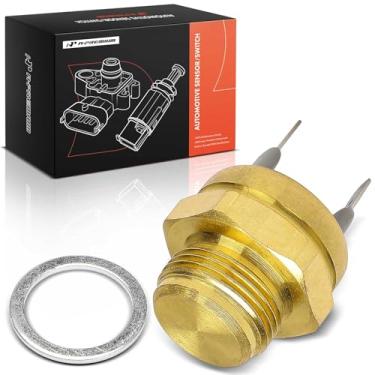Imagem de A-Premium Sensor de temperatura do líquido de arrefecimento do motor [2 lâminas] compatível com Volkswagen, Saab, Porsche, Audi, compatível com Jetta, Dasher, Rabbit Pickup, Scirocco, 924, 944, 900