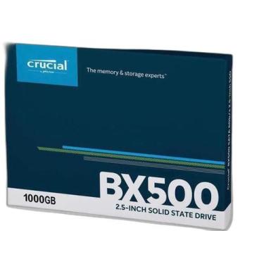 Imagem de Hd Ssd Crucial Bx500 1Tb Leitura 540 Mb/S Sata 6 Gb/S 2,5'''