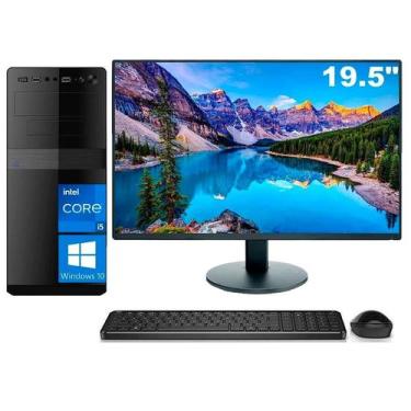 Imagem de PC Home Mancer HM533, Intel Core i5, 8GB DDR3, SSD 120GB, Monitor 19, 