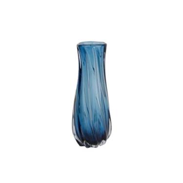 Imagem de VASO DECOR MURANO 15X37 CM AZUL SAFIRA