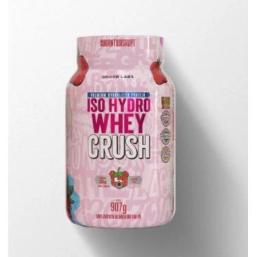 Imagem de IsoHydro Whey Crush 900g - Under Labz Baixa Lactose WPI WPH, MORANGO