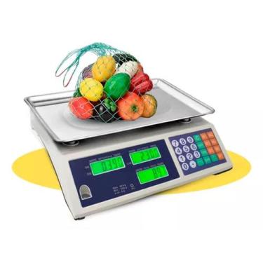 Imagem de Balança Comercial Digital Eletrônica 40kg Bivolt 110/220v Alta Precisã