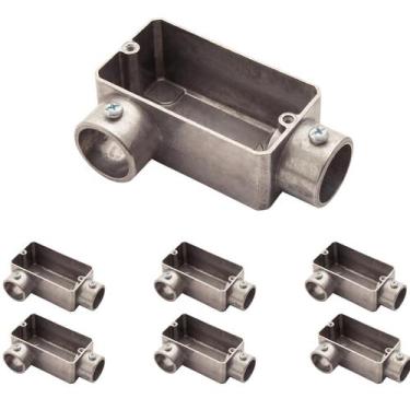 Imagem de 7 Condulete 1/2 Tipo Lr Alumínio S/rosca S/placa Sieg