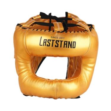 Imagem de Zxpjkyu Capacetes de Boxe, Equipamentos, Capacetes de Kickboxing Acolchoados E Ventilados, para Boxe, Grappling, Sparring E Taekwondo, Ouro