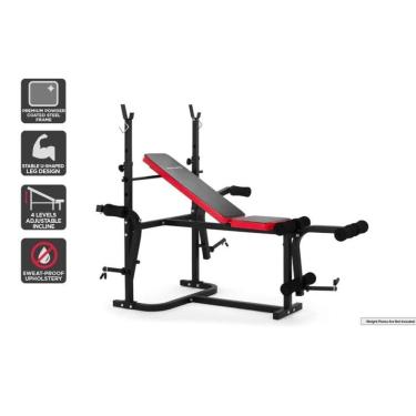 Imagem de Banco De Supino Reclinavel Com Apoio Para Barra